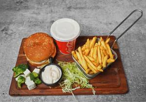 Tandoori Paneer Burger Meal