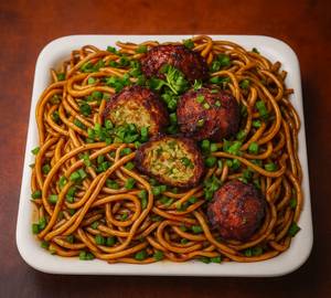 Veg Manchurian Noodles