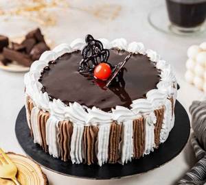 Eggless Choco Twister Cake