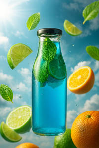 Blue Curacao Mojito