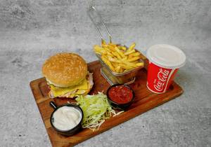 Delicious Burger Meal