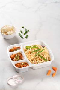 Veg Noodles - Manchurian Gravy Combo