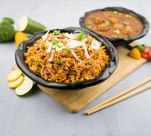 Triple Schezwan Fried Rice      