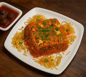 Veg Triple Schezwan Fried Rice