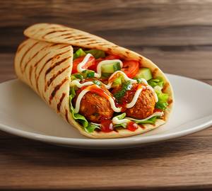 Aloo Tikki Wrap