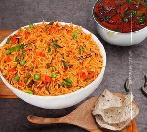 Veg  triple schezwan rice