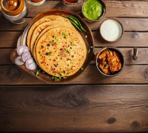 Aloo paratha (2pices)
