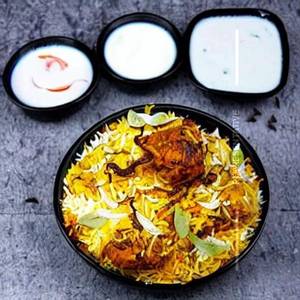 Empty chicken Biryani
