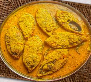 Bengali Style  Fish Sorshe Posto [Rohu, 2 Pieces]