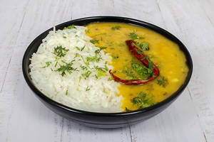Dal [200 ml] with rice [250 ml]