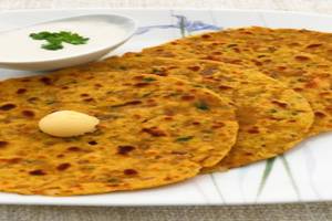 2 Aloo Paratha With Curd