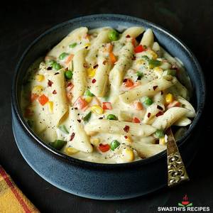 Veg White Sauce Penne Pasta