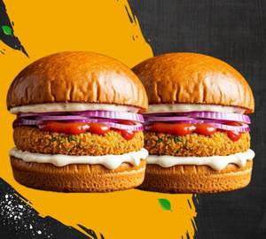 2 Veggie Snacker Burger Combo