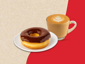 Choice of Hot Coffee (S) + Choice of Donut