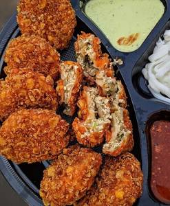 Kurkure Momo + Crispy Lollipop + Crispy Wings ( 3 Pcs Each )