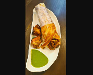 Kasundi Chicken Tikka Roll