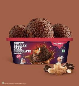 Nutty Belgian Dark Chocolate [Tub] 750Ml