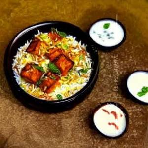 Vegetable Lucknawi Paneer Biryani