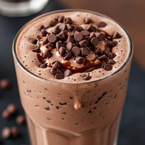 Chocolate chips thick shake