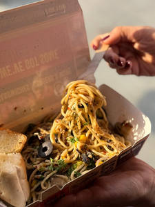 Chicken Aglio E Olio Spaghetti Chicken