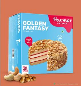 Golden Fantasy Ice Cream Cake 1 Ltr