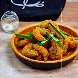 Golden Fried Prawns