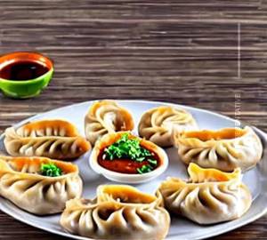 Butter chicken momos [full]