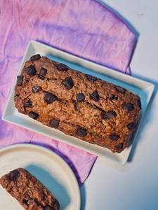 Sugarfree Choco-chunk Banana Bread Cake