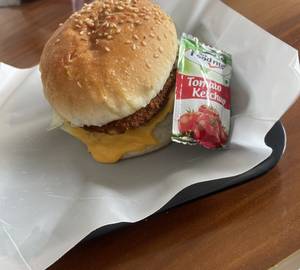 Chicken Double Cheese Burger