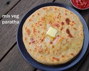 2 Mixed Veg Paratha