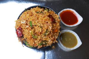 Egg Schezwan Friedrice