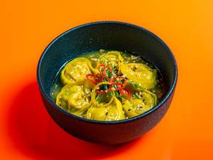 Soupy Shrimp Momos