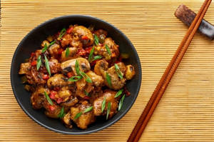 Chilly Mushroom Dry