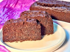 Sugarfree Chocolate Cake Slice
