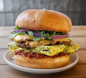 Egg burger
