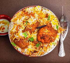 Chicken dum biryani half