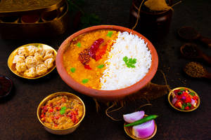 Dal Bhaat Chokha Bowl.
