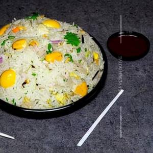 Double Egg Chicken Rice 