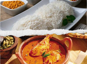 3 Chappathi + Malabari Chicken Roast (lite)