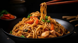 Chicken Chilly Garlic Noodles