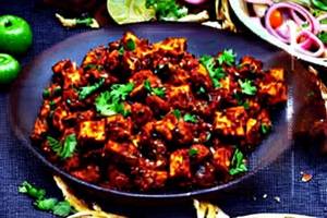 Paneer chilli dry