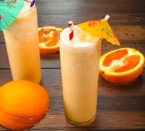Orange classic milkshakes