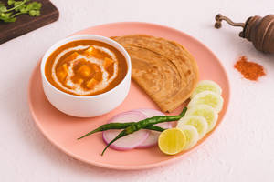 Malabar Paratha With Kadai Paneer