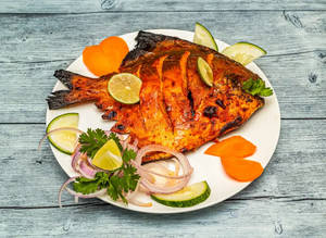Tandoori Pomfret (2pcs)
