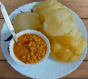 Luchi R Cholar Dal (4Pic) (Pure Veg)