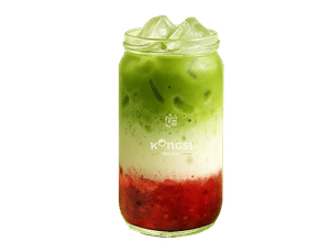 Iced Strawberry Matcha Latte
