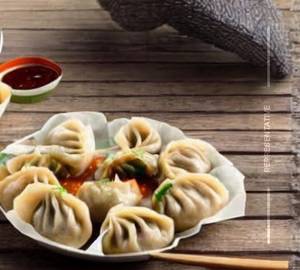 Veg steam momos