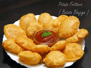 2 Plate Bataka Bhajiya