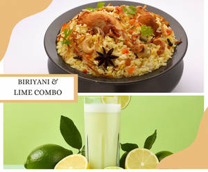 Malabar Sultan Biryani Couples Deal + (chicken 65+2 Bottle Lime Juice )