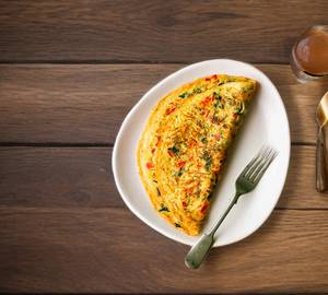 Double egg omelette